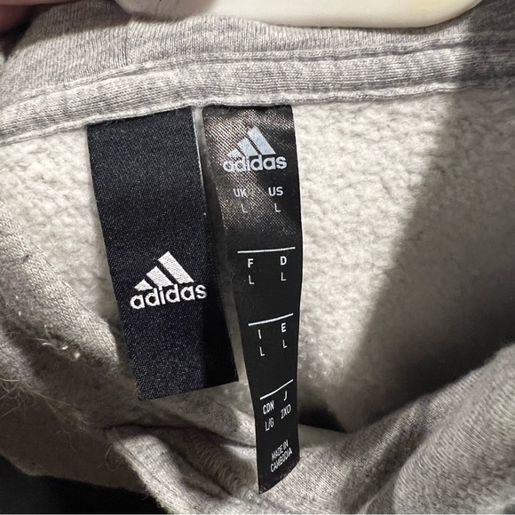 Mens large adidas two tone hoodie - Picture 2 of 2